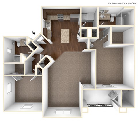 Mellizo Floor Plan at Villas at San Dorado, Oro Valley, Arizona